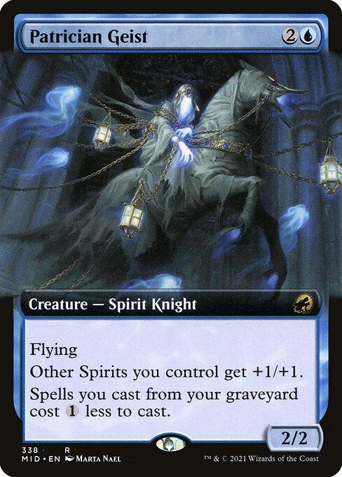 [Foil] MID 338 Patrician Geist (Extended Art) R