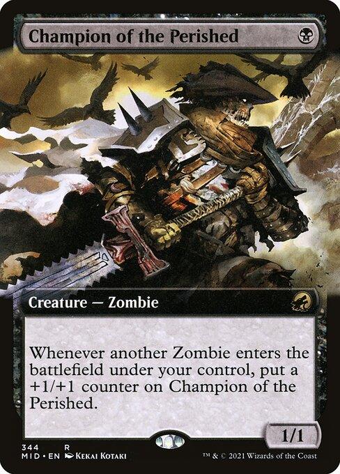 [Foil] MID 344 Champion of the Perished (Extended Art) R