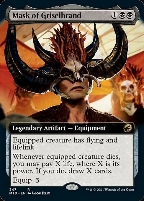 MID 347 Mask of Griselbrand (Extended Art) R
