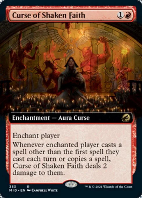 MID 353 Curse of Shaken Faith (Extended Art) R