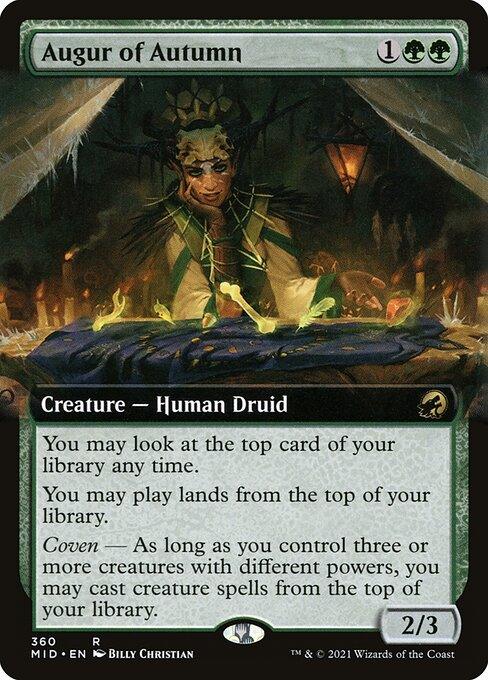 [Foil] MID 360 Augur of Autumn (Extended Art) R