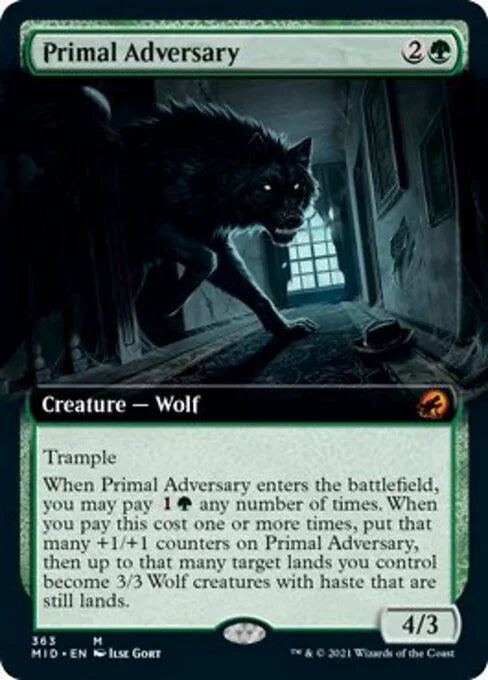 MID 363 Primal Adversary (Extended Art) M