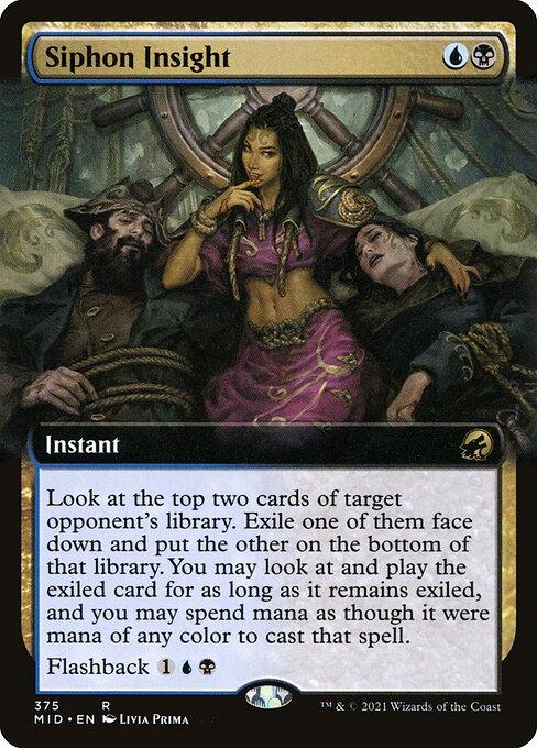 [Foil] MID 375 Siphon Insight (Extended Art) R