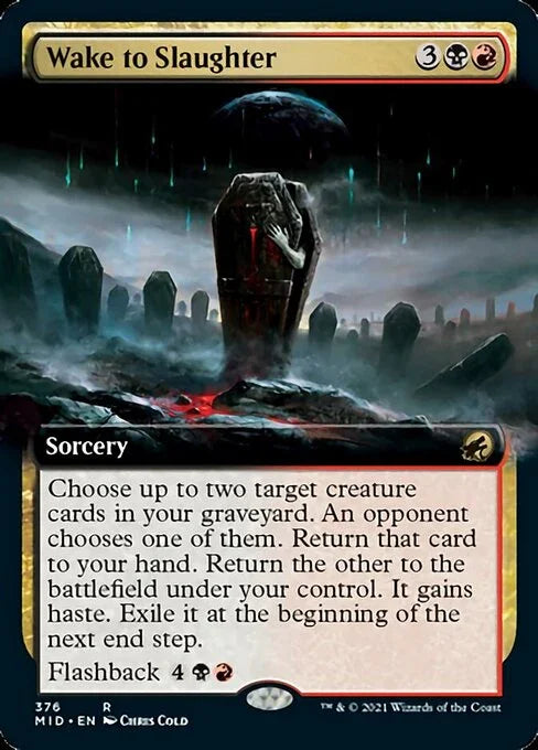 MID 376 Wake to Slaughter (Extended Art) R