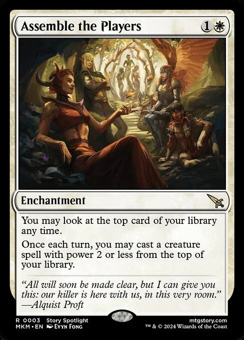 [Foil] MKM 003 Assemble the Players R