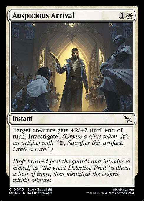 [Foil] MKM 005 Auspicious Arrival C