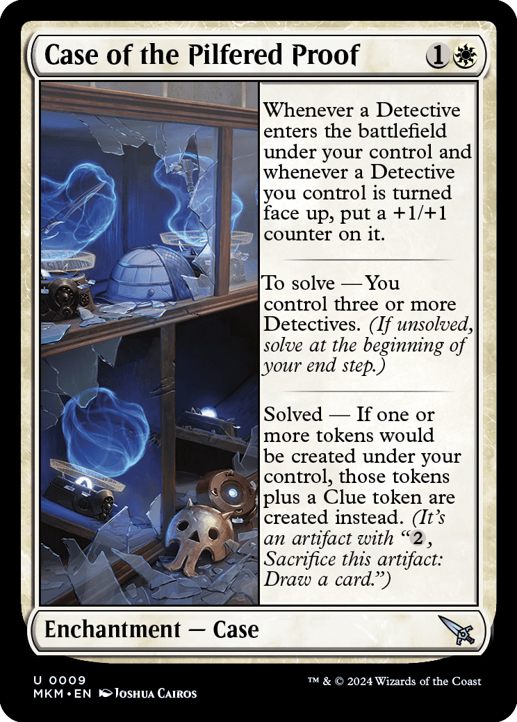 MKM 009 Case of the Pilfered Proof U