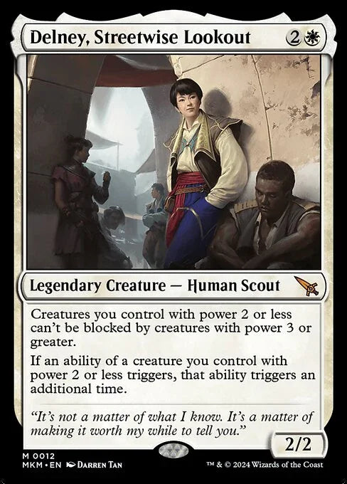 [Foil] MKM 012 Delney, Streetwise Lookout M