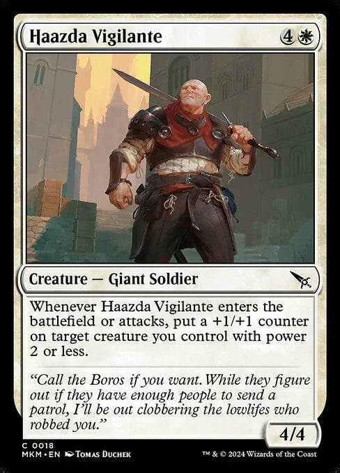 [Foil] MKM 018 Haazda Vigilante C