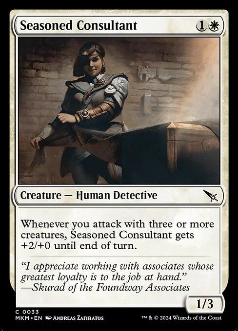 [Foil] MKM 033 Seasoned Consultant C