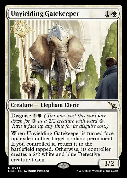 [Foil] MKM 035 Unyielding Gatekeeper R