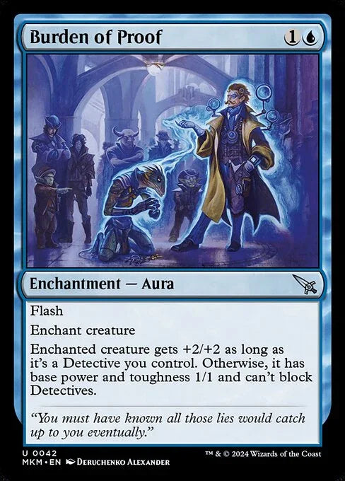 [Foil] MKM 042 Burden of Proof U