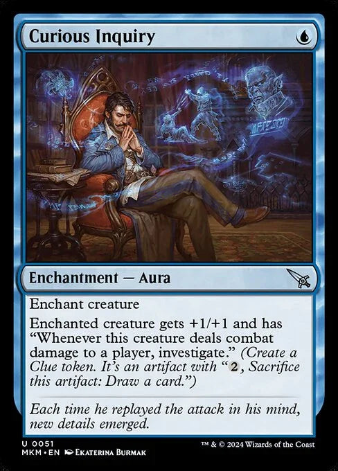 [Foil] MKM 051 Curious Inquiry U