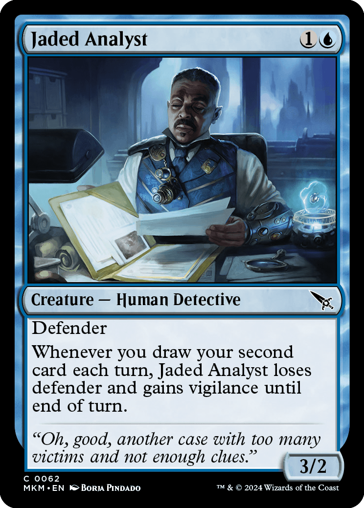MKM 062 Jaded Analyst C