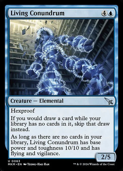 [Foil] MKM 063 Living Conundrum U
