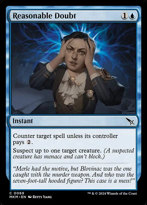 [Foil] MKM 069 Reasonable Doubt C