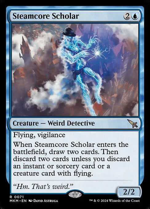 [Foil] MKM 071 Steamcore Scholar R
