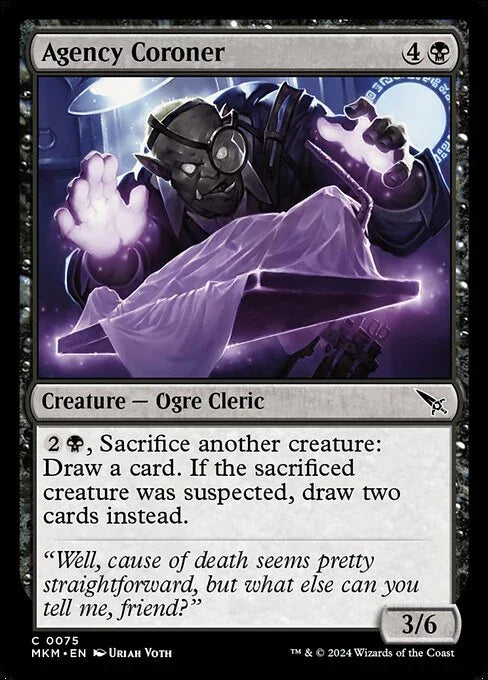 [Foil] MKM 075 Agency Coroner C
