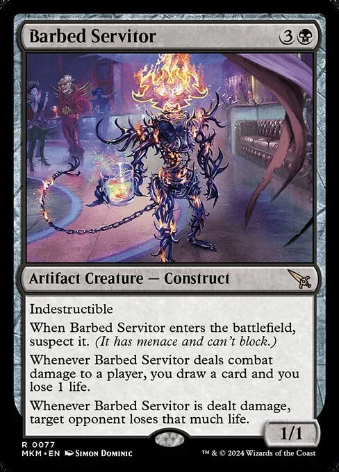 [Foil] MKM 077 Barbed Servitor R