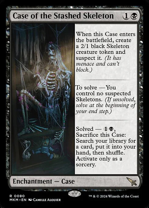 [Foil] MKM 080 Case of the Stashed Skeleton R
