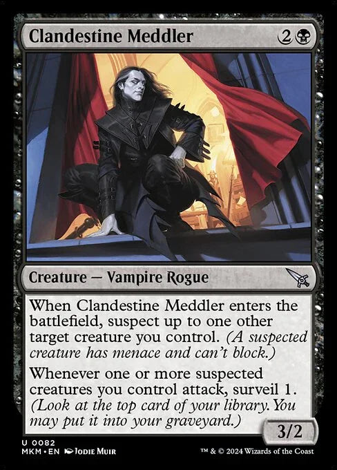 [Foil] MKM 082 Clandestine Meddler U