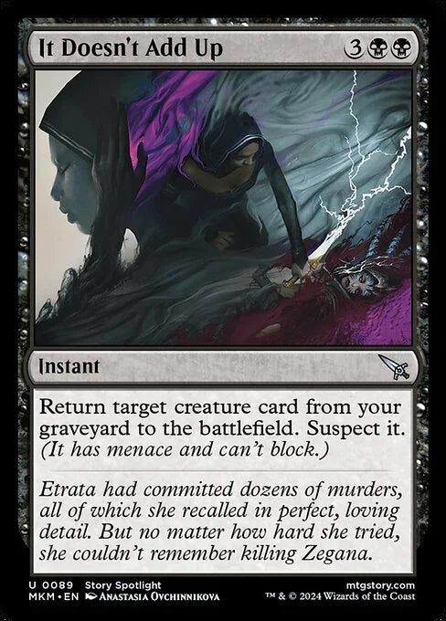 [Foil] MKM 089 It Doesn't Add Up U