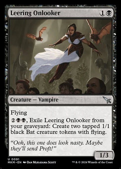 [Foil] MKM 091 Leering Onlooker U