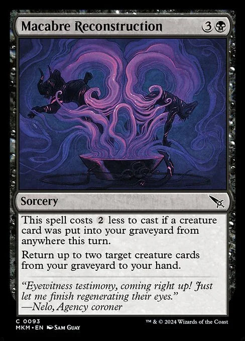 [Foil] MKM 093 Macabre Reconstruction C