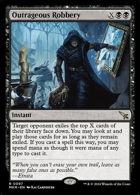 [Foil] MKM 097 Outrageous Robbery R