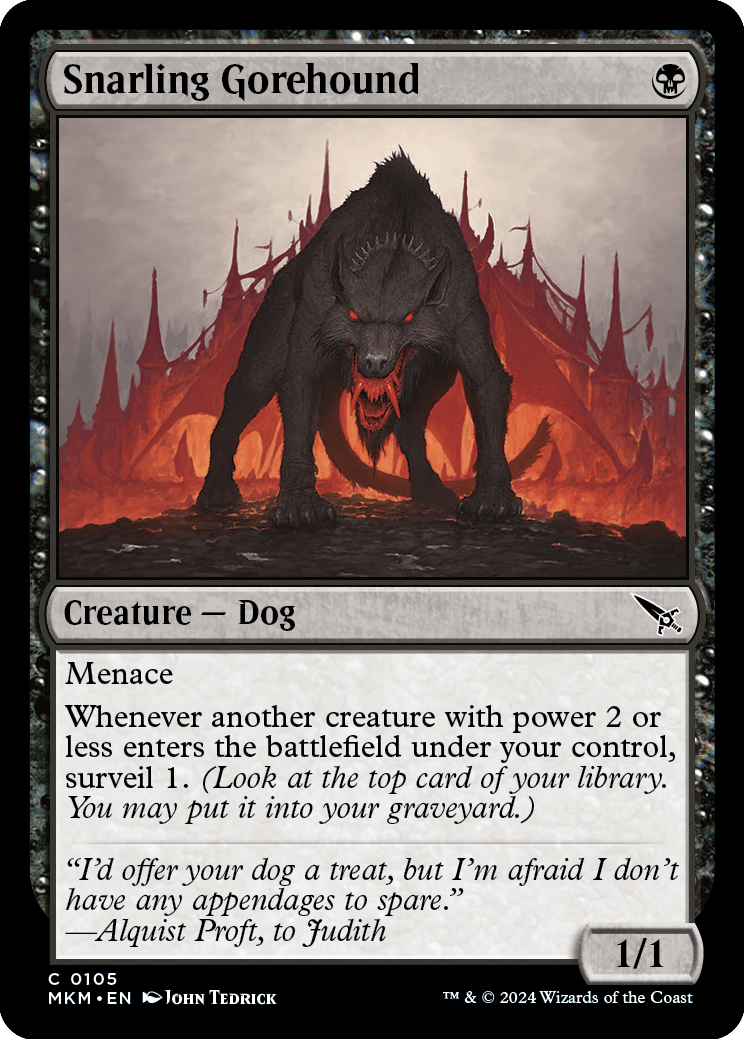 MKM 105 Snarling Gorehound C