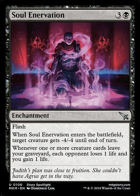 [Foil] MKM 106 Soul Enervation U