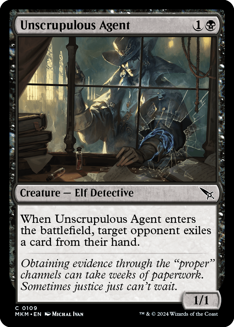MKM 109 Unscrupulous Agent C