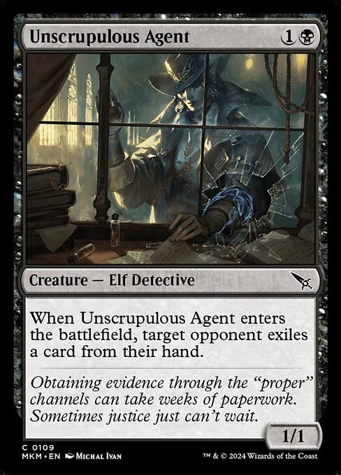 [Foil] MKM 109 Unscrupulous Agent C