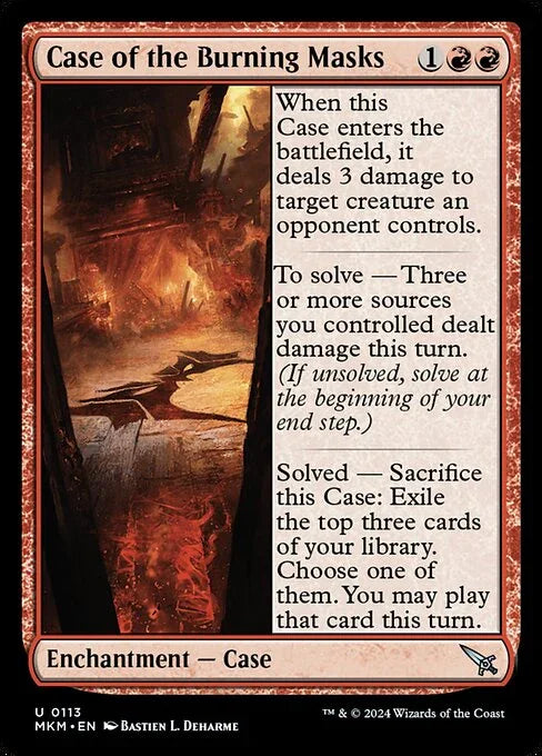 [Foil] MKM 113 Case of the Burning Masks U