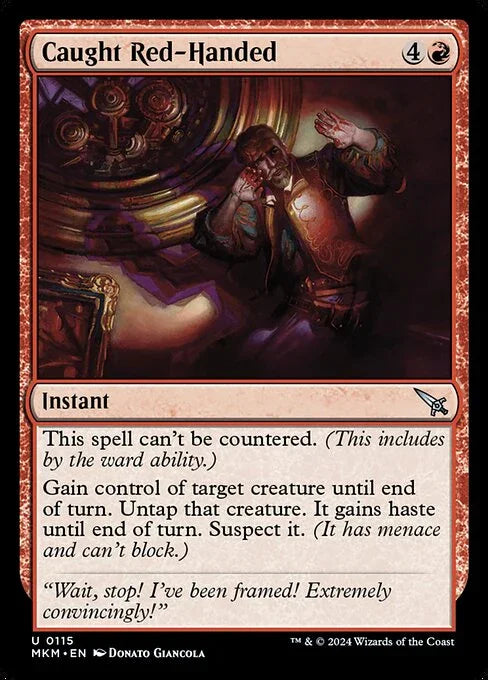 [Foil] MKM 115 Caught Red-Handed U