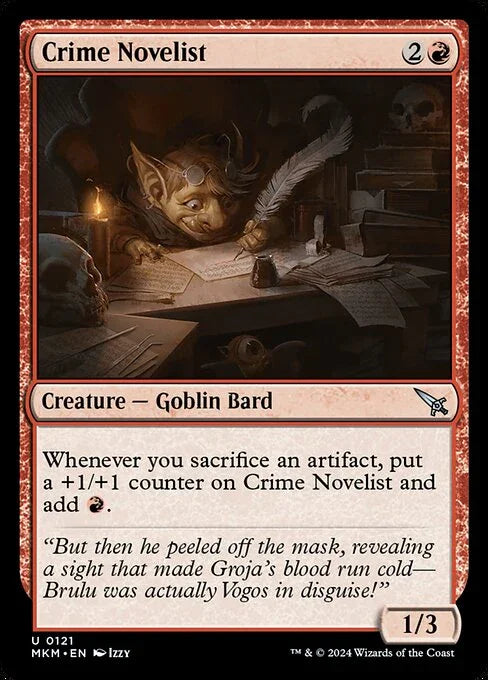 [Foil] MKM 121 Crime Novelist U
