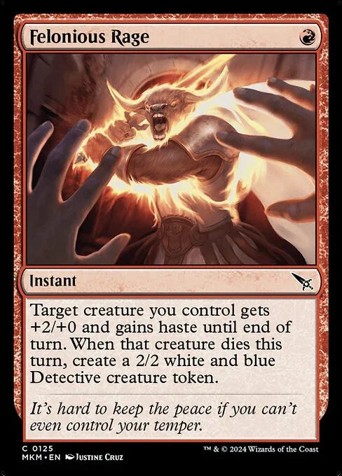 [Foil] MKM 125 Felonious Rage C