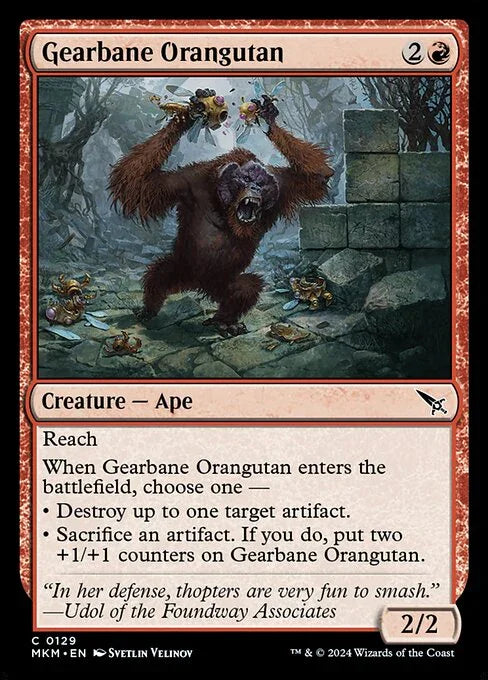 [Foil] MKM 129 Gearbane Orangutan C