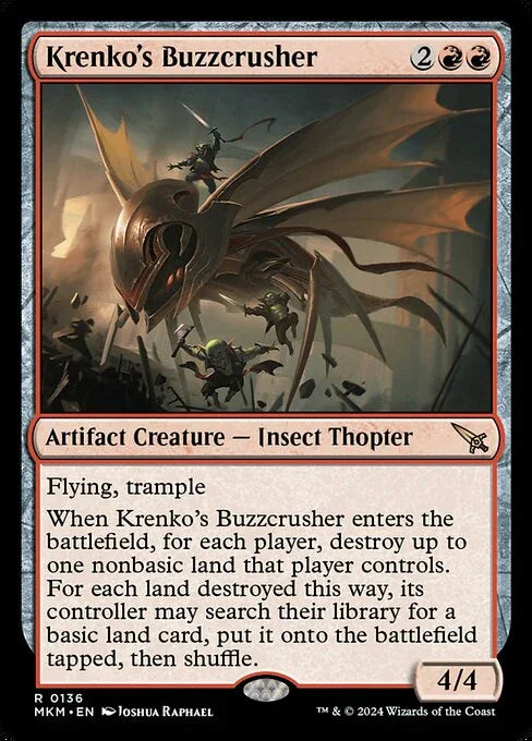 [Foil] MKM 136 Krenko's Buzzcrusher R
