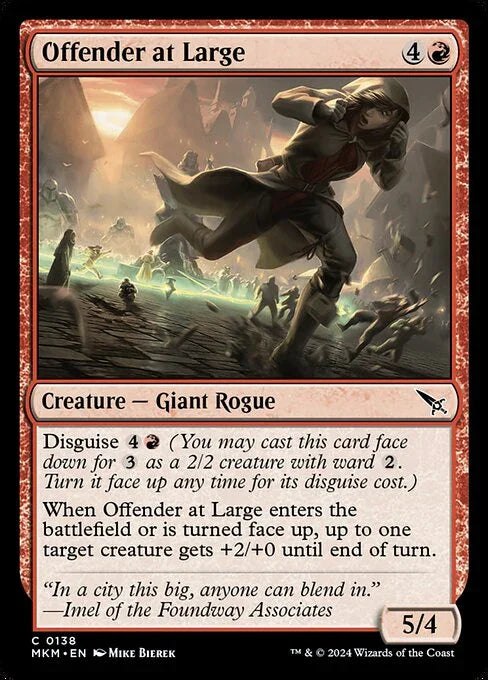 [Foil] MKM 138 Offender at Large C
