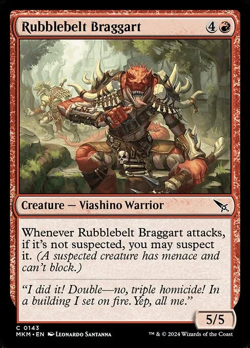 [Foil] MKM 143 Rubblebelt Braggart C