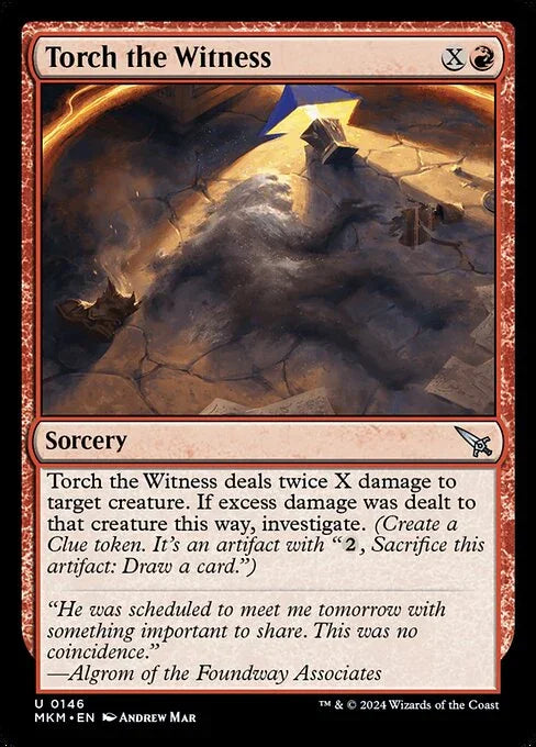 [Foil] MKM 146 Torch the Witness U