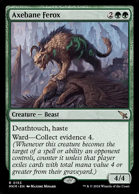 [Foil] MKM 153 Axebane Ferox R