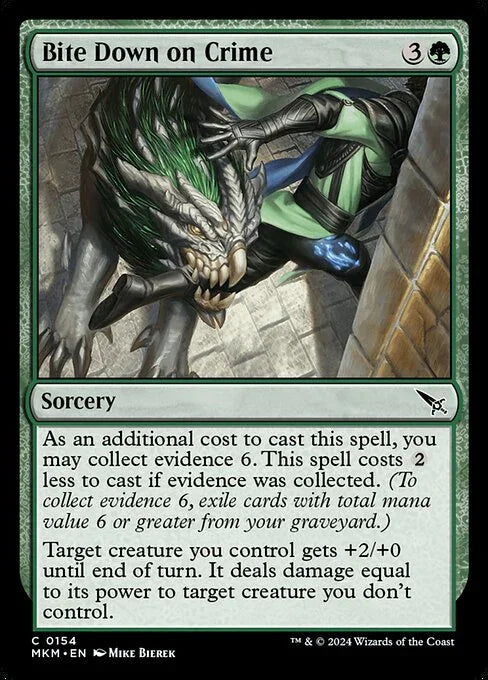[Foil] MKM 154 Bite Down on Crime C