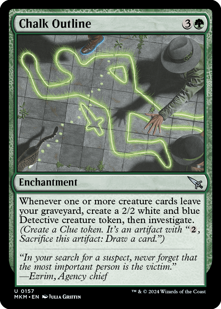 MKM 157 Chalk Outline U