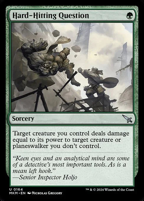 [Foil] MKM 164 Hard-Hitting Question U
