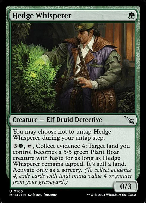 [Foil] MKM 165 Hedge Whisperer U