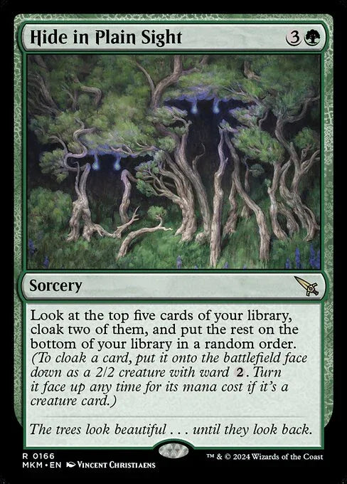 [Foil] MKM 166 Hide in Plain Sight R