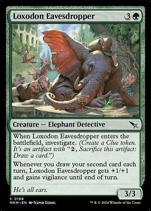 [Foil] MKM 168 Loxodon Eavesdropper C