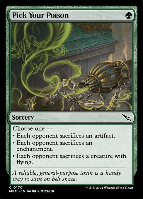 [Foil] MKM 170 Pick Your Poison C